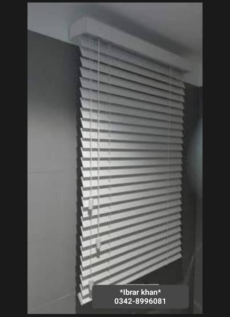 Office Blinds roller zebra with remote control / window wooden blinds 15