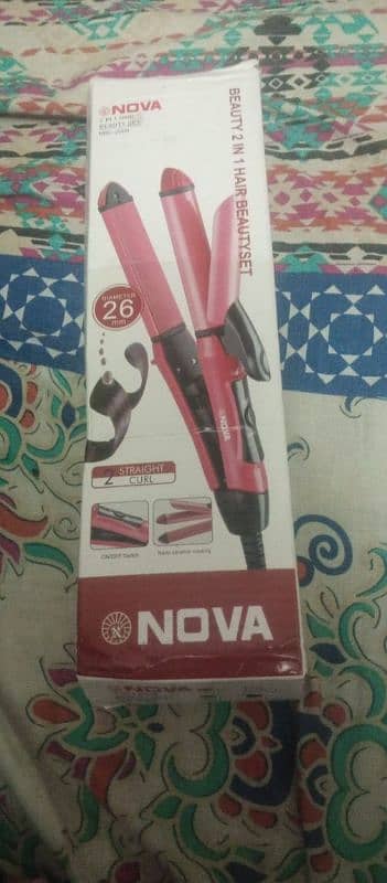 nova 2 in 1 straightener n curler 2