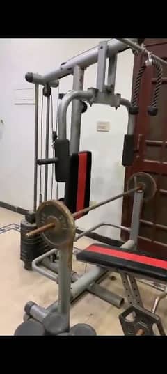 Multiple Workout Machine Set