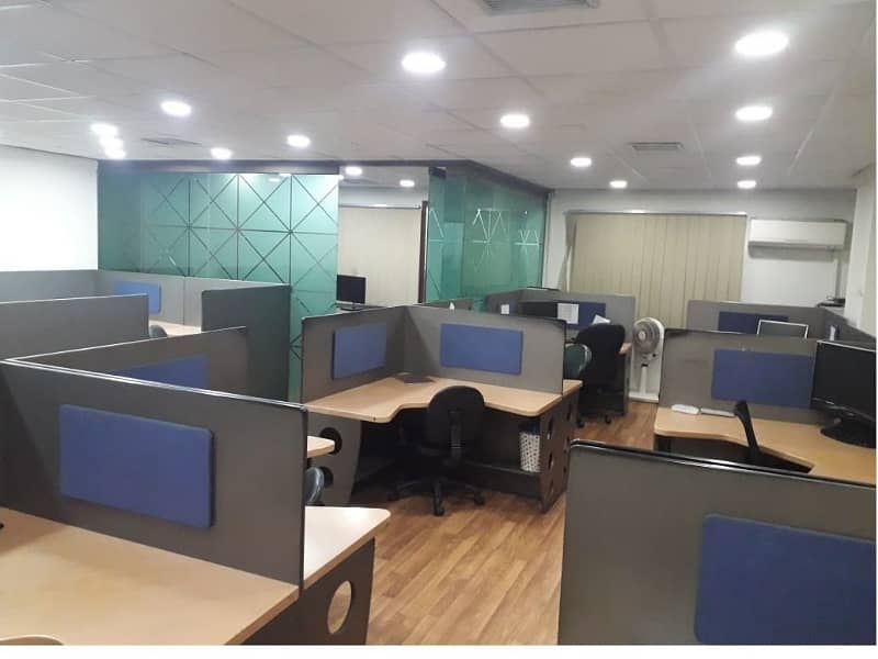 Investment Corridor and Builders offer Fully Furnished Area 850 Square feet corporate office Available for rent in Gulberg 3 Lahore 0