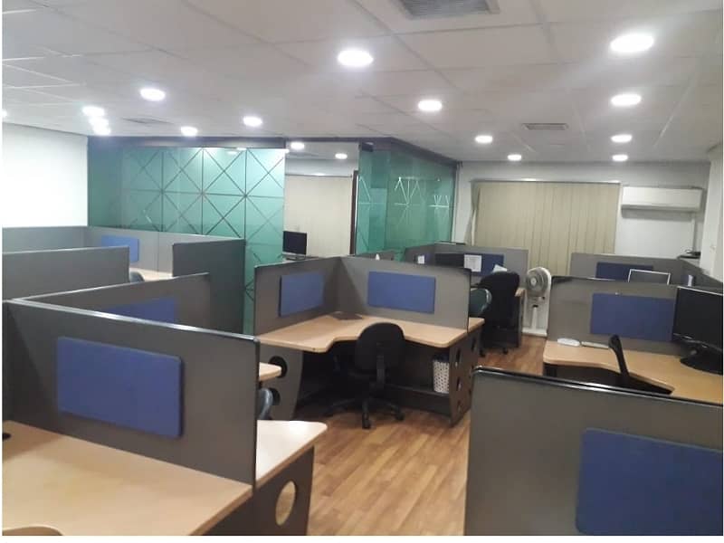 Investment Corridor and Builders offer Fully Furnished Area 850 Square feet corporate office Available for rent in Gulberg 3 Lahore 7