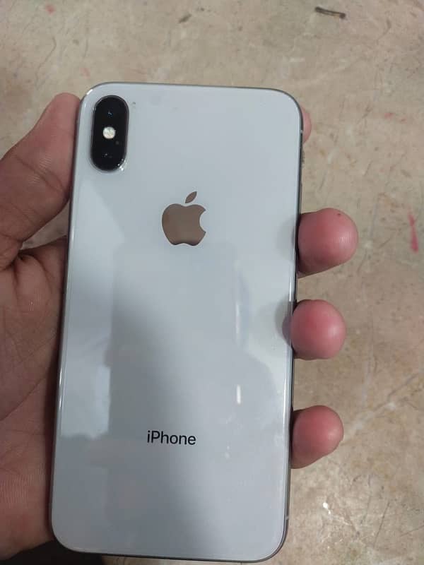 iPhone X official pta approved with box 64gb 7