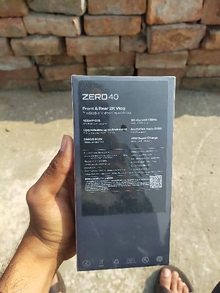 Infinix zero 40 8+8GB 256 GB box pack 2