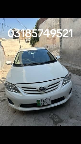 Toyota Corolla XLI 2011 phone no 03185749521 16