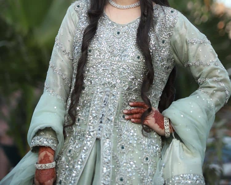 Stunning Pista Wedding Gown for Sale in Lahore. 0