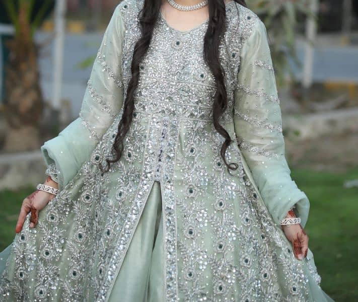 Stunning Pista Wedding Gown for Sale in Lahore. 2