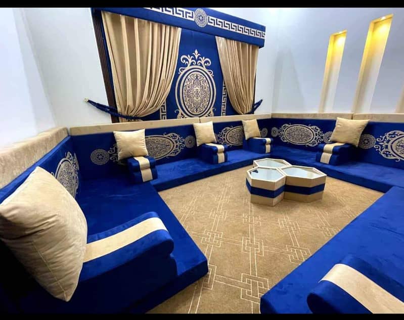 Arabic Majlis Sofa /Arbi Majlis | Saudi Majlis | Hujra Bethak | Sofa 6