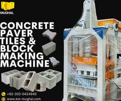 Block making machine price in pakistan, tuff tiles, Pavers, bricks.