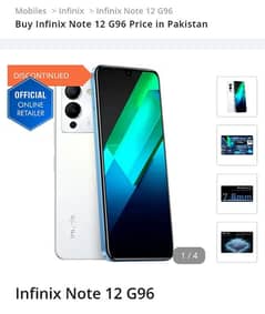 Infinix Not 12,(8,128) full box(03069697358)