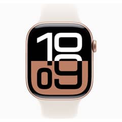 Apple Watch Series 10 46mm Rose Gold Aluminum Case with Sport Band