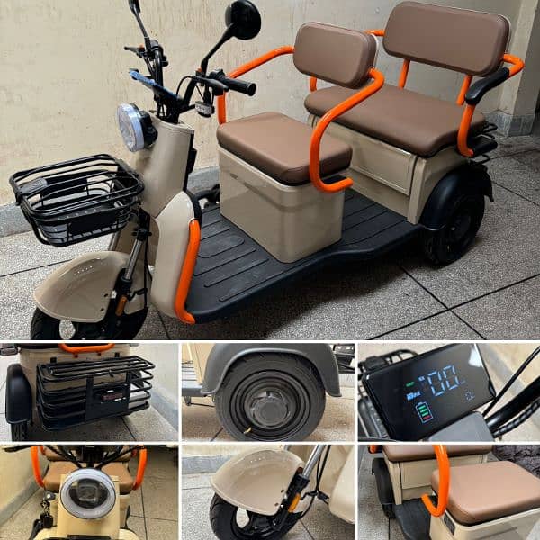 3 Wheel Electric Scooty for Elders and Special persons 7