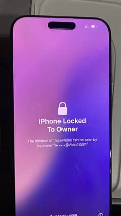 iPhone 16 Pro Max iCloud Lock