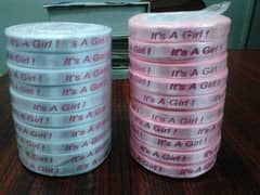 Printed Ribbons Its a Boy, Its a girl, Engagement, Baat Pakki