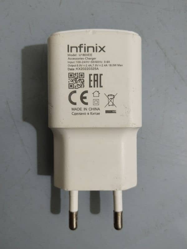 Infinix hot 30 play 18W box pulled fast adapter 0