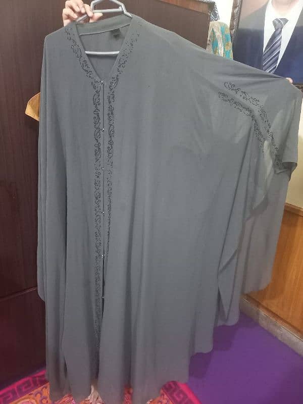 2  double layers abayas 0