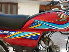 Honda CD70 red