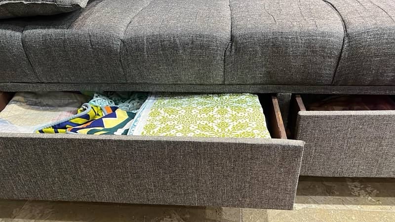 sofa combed with 2 drawers 1