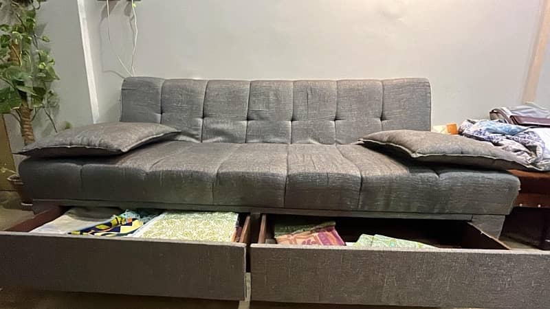 sofa combed with 2 drawers 2