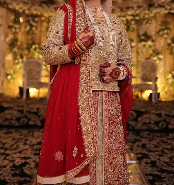 Preloved Bridal dresses - Baraat & Valima (heavy work dresses) 2