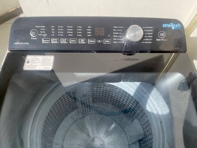 12 kg haier washing machine. 2