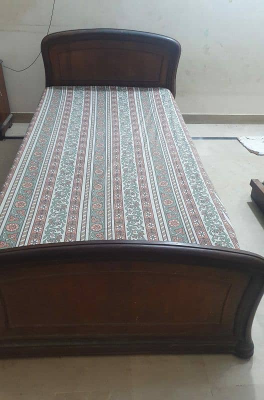 2 single bed  Without mattress 0