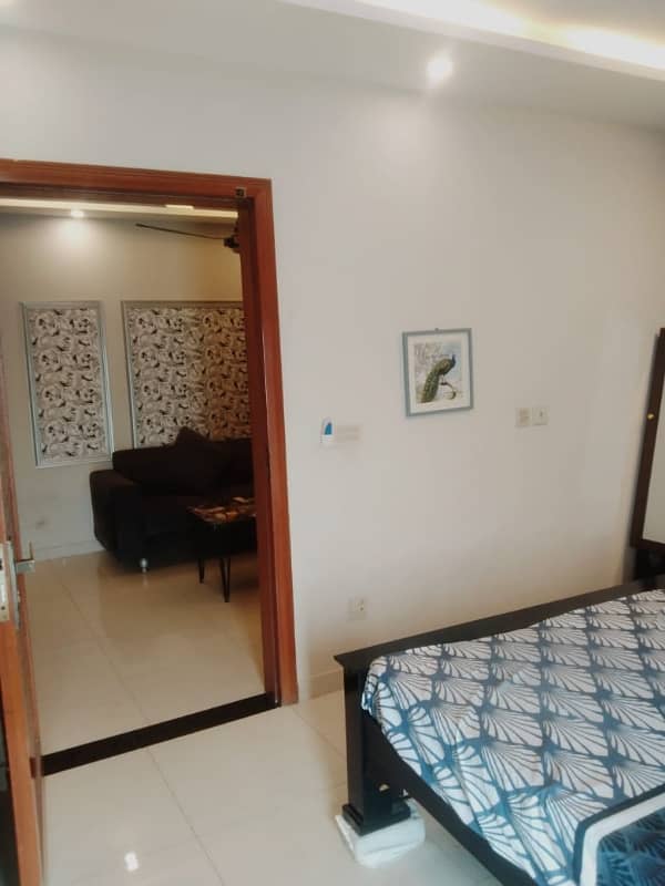 1 Bedroom Furnished Apartment Available For Rent In  Dream Gardens  Defence Road Lahore Opposite Comsats University. 9