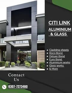 Glass Aluminium cladding sheet wall Dlx bond roco bond / Interior work