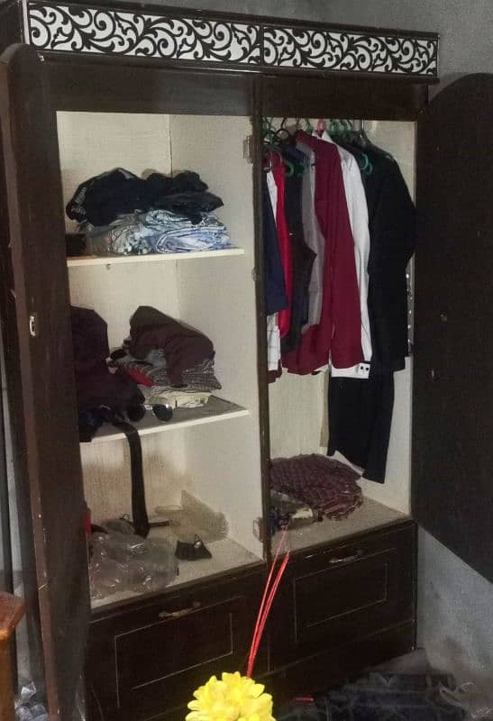 Wood Cupboard For Clothes And Other Accessories 1