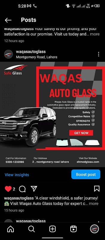 Windscreen/Glass door/ Windshield/City/ Honda/ Toyota/ Mehran/Cultus 1