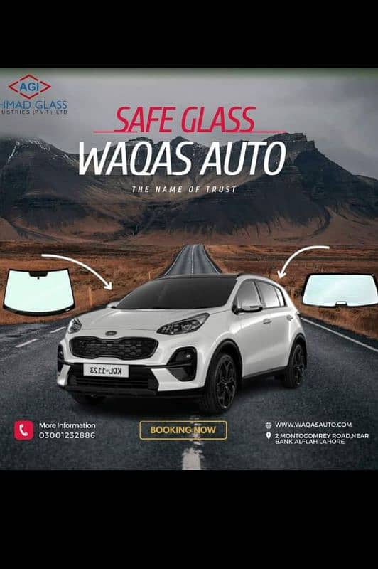 Windscreen/Glass door/ Windshield/City/ Honda/ Toyota/ Mehran/Cultus 5