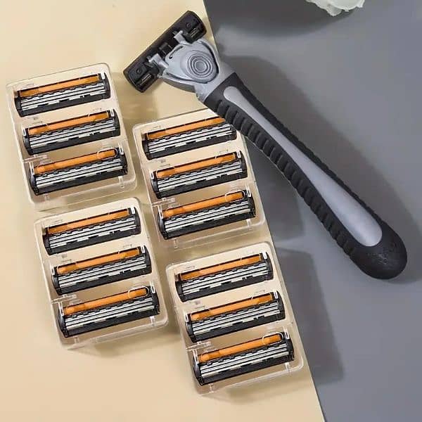 3-Layer Stainless Steel Safety Razor Blades for Men 7