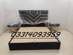 Bed set / Designer Bed with Designer side tables