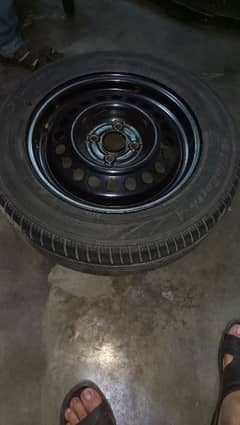 185/65 R15 , 50 % Condition , With Rim , Only 1 Tyre Rim