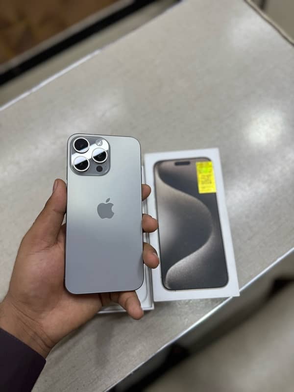 iPhone 15 Pro Max 256Gb (Pta Approved) 0