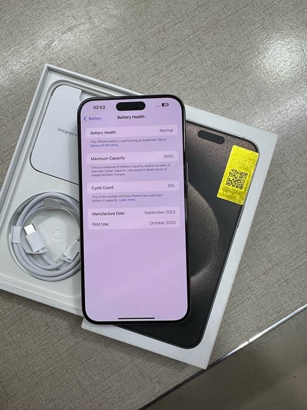 iPhone 15 Pro Max 256Gb (Pta Approved) 3