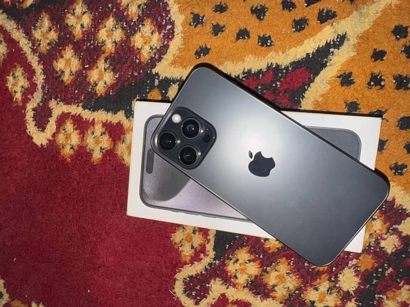 iPhone 15 pro max 256gb jv black titanium 0