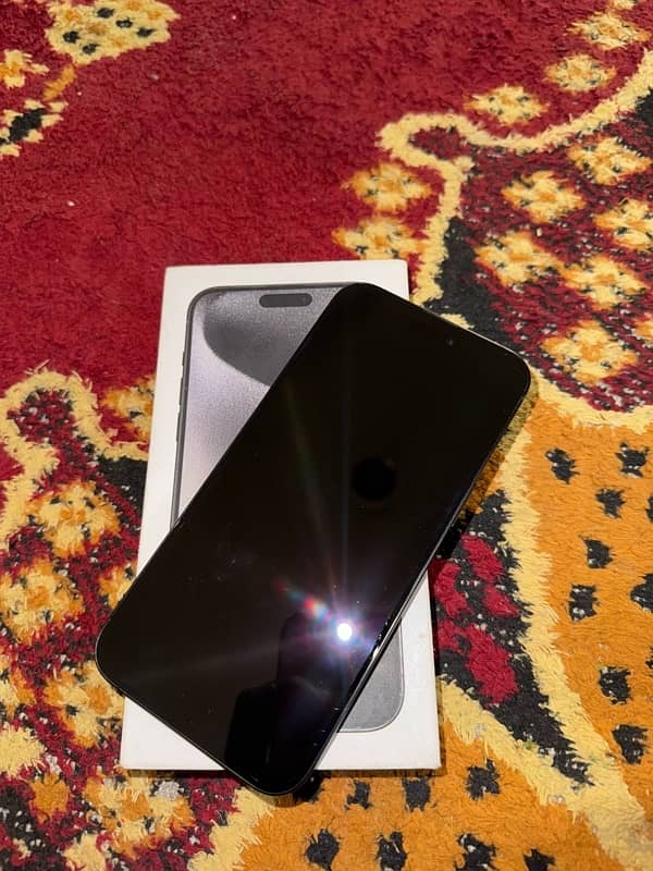 iPhone 15 pro max 256gb jv black titanium 1