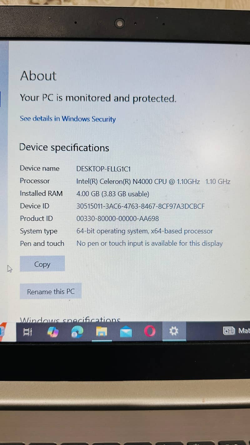 Lenovo Ideapad 330 with Intel Celeron N4000 6