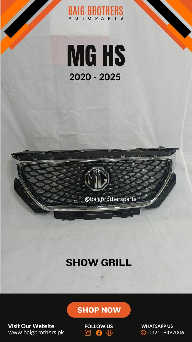 Honda Civic City Sportage Picanto MgHs H6 Light Chat Bonnet Grill Door 15