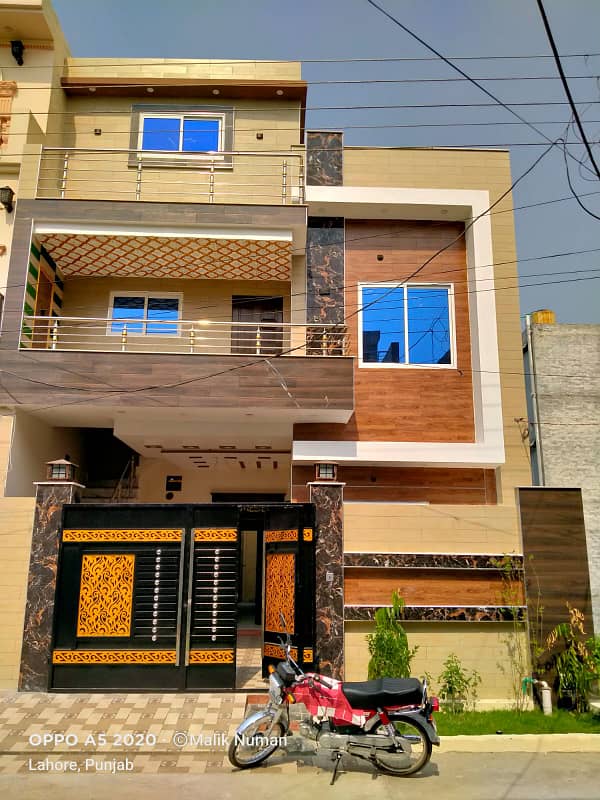 5 Marla Brand New House For Sale In Al Ahamd Gardens GT Road Manawan Lahore 0