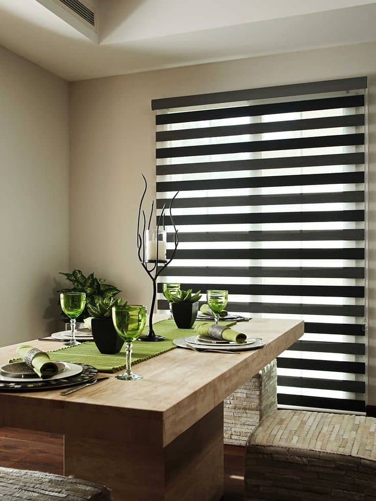 window Blinds Roller blind | Zebra blind | Office blind blinds| Wood 14