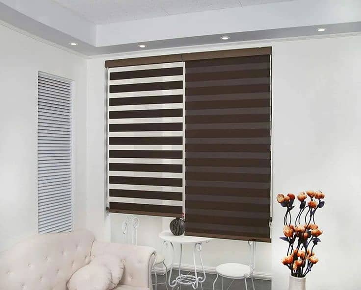 window Blinds Roller blind | Zebra blind | Office blind blinds| Wood 18