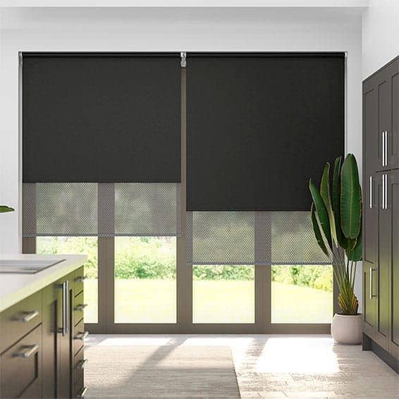 window Blinds Roller blind | Zebra blind | Office blind blinds| Wood 19