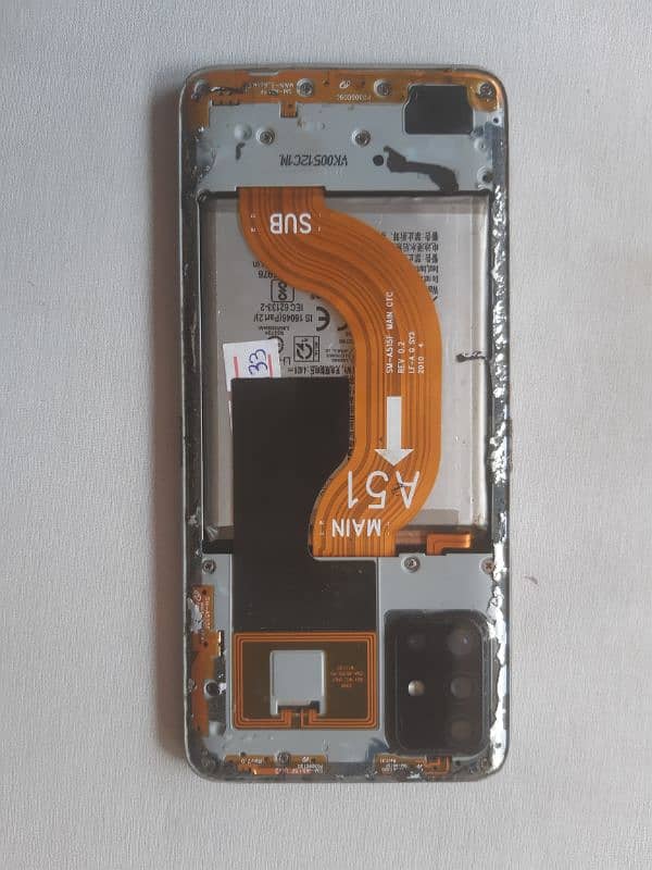 samsung A 51 panel and battery 1