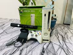 XBOX 360 JESPAR WITH BOX WITH KINECT WITH FULL GAME ALL ASSESORIES AVA