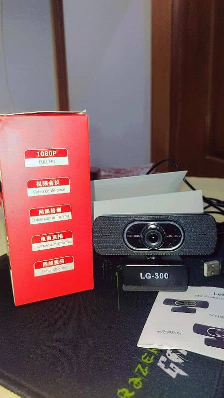 LeiGi-300 Web Camera 1080p with Box 3