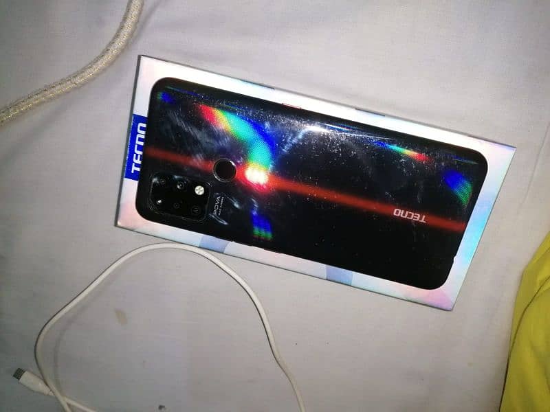 Tecno Pova ld7 with box and original charge and fully original body 1