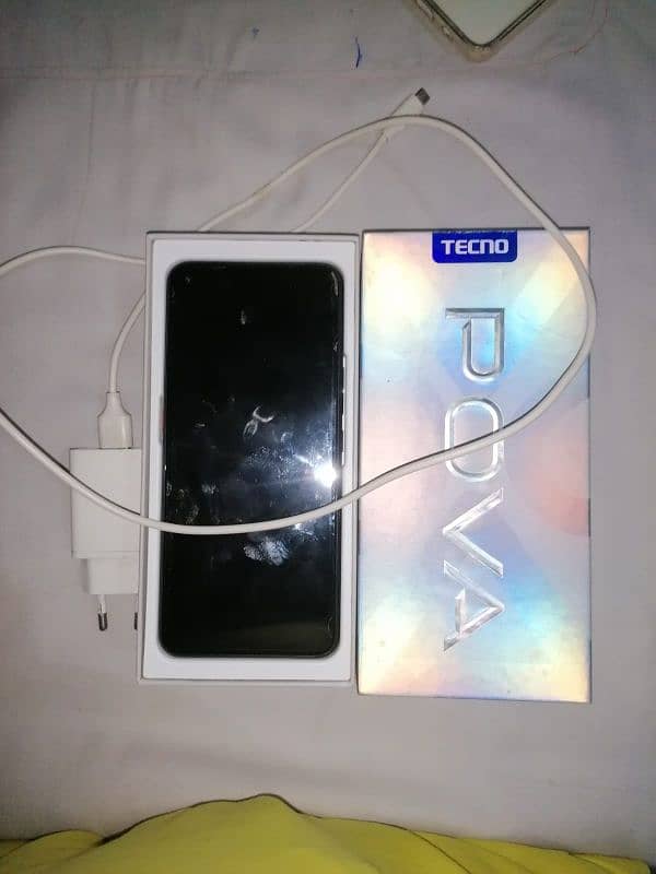 Tecno Pova ld7 with box and original charge and fully original body 2