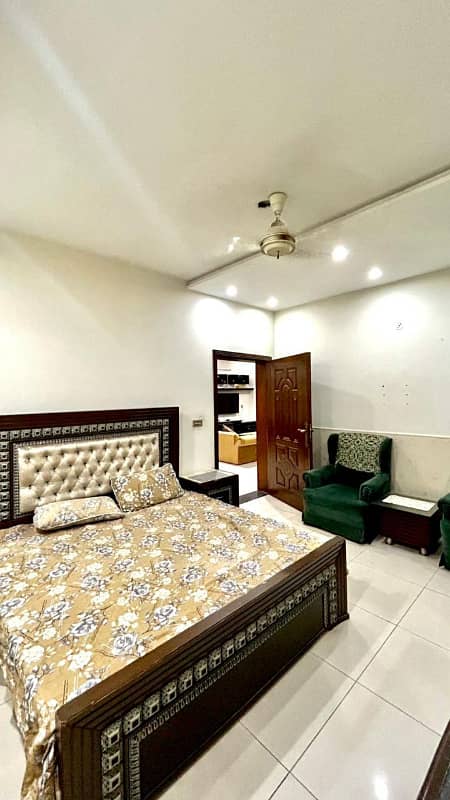 Ten Marla Furnished Upper Portion in Bahria Town Lahore 0