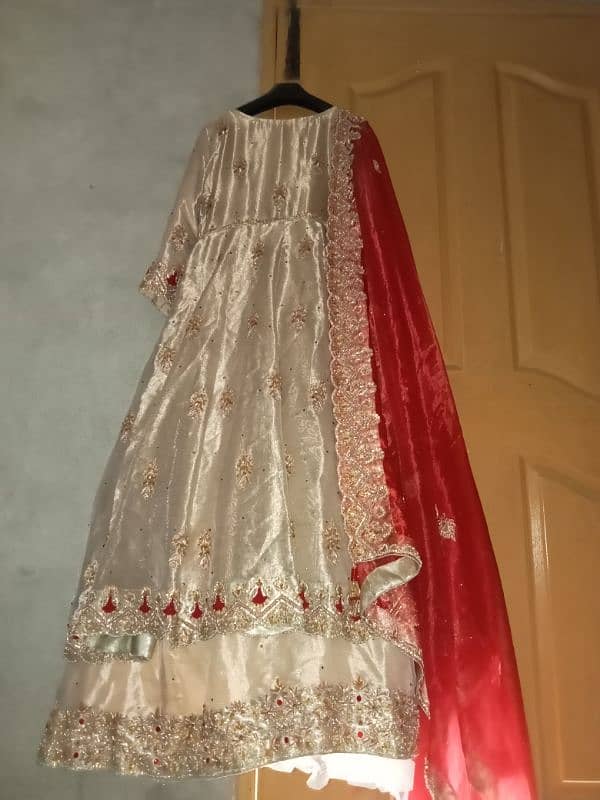 Bridal maxi Bridal dress for nikkah Bridal dress for walima 7